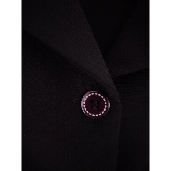 Black polyester blazer, for women, K & Company, size 14, Good Condiction. - Picture 3 of 10